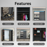 Elara Sliding Door Wardrobe